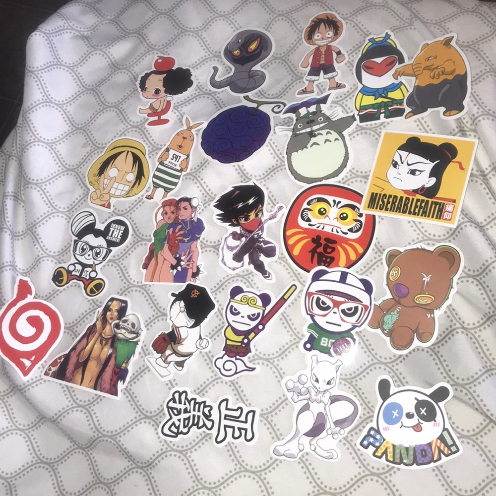 Anime/Pokémon sticker pack